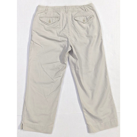 Ralph Lauren Sport Chino Women Size 6 Beige Straight Leg Pants - Picture 5 of 11